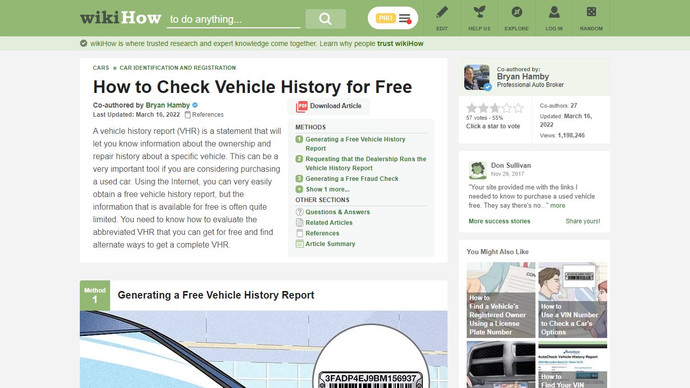 4 Ways to Check Vehicle History for Free - wikiHow